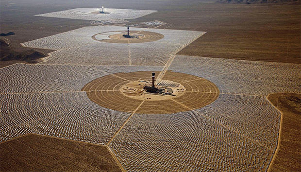 La planta solar más grande del mundo está en California. Foto: Ivanpah