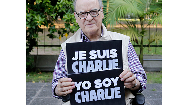 El dibujante argentino se solidarizó con la revista francesa Charlie Hebdo