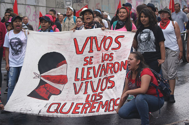 Imagen durante una manifestación. Foto: buzonxalapa.com